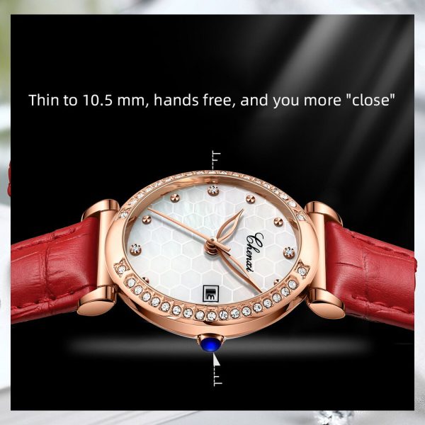 CHENXI New Women Watches Fashion Rose Gold Waterproof Top Brand Luxury Quartz Watch - Image 2