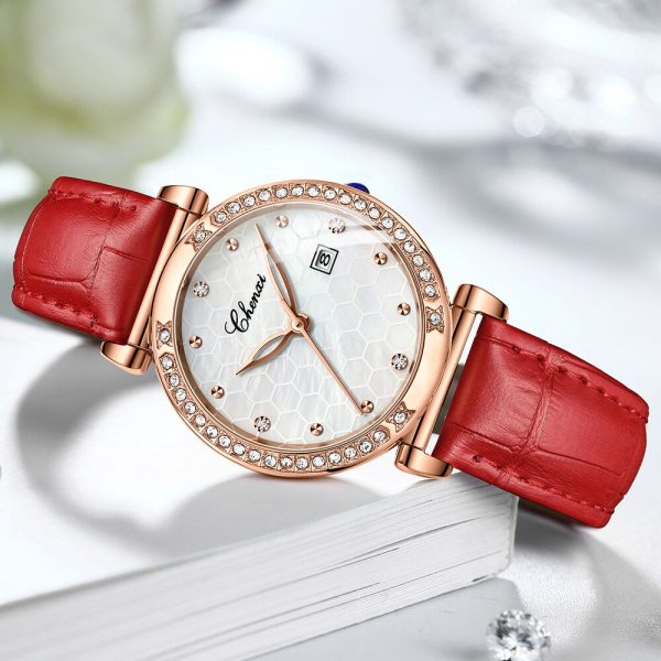 CHENXI New Women Watches Fashion Rose Gold Waterproof Top Brand Luxury Quartz Watch - Image 3